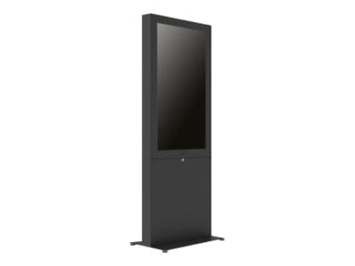 SMS Casing Freestand - Lagringsporträtt - G1 - ställ - för LCD-display - vit, RAL 9016 - skärmstorlek: 49" - monteringsgränssnitt: 400 x 400 mm - gol Vit