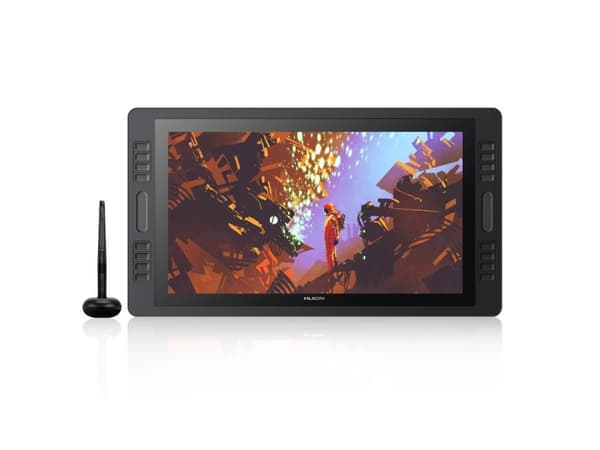 HUION Kamvas Pro 20, Koblet med ledninger (ikke trådløs), 5080 Ipi, 434,88 x 238,68 mm, USB, 1 cm, 49,5 cm (19.5")