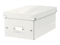 Miniatyrbilde 3 av 5: Leitz Click & Store - Medieoppbevaringseske - kapasitet: 22 DVD, 44 DVD (smalboks) - hvit
