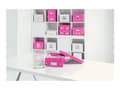 Miniatyrbilde 4 av 5: Leitz Click & Store - Medieoppbevaringseske - kapasitet: 22 DVD, 44 DVD (smalboks) - hvit