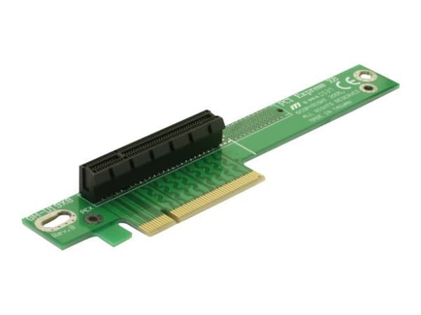 Delock Riser Card PCI Express x8 Angled 90° Left insertion - Kort för stigare
