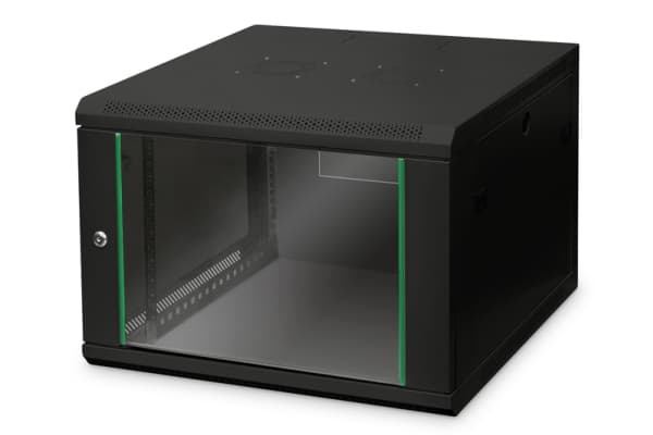 DIGITUS Dynamic Basic DN-19 07U-6/6-EC-SW - Rack skap - veggmonterbar - RAL 9005 - 7U - 19"
