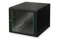 Miniatyrbild 4 av 5: DIGITUS Dynamic Basic DN-19 09U-6/6-EC-SW - Rack skåp - väggmontering - svart, RAL 9005 - 9U - 19"
