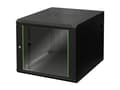 Miniatyrbild 5 av 5: DIGITUS Dynamic Basic DN-19 09U-6/6-EC-SW - Rack skåp - väggmontering - svart, RAL 9005 - 9U - 19"