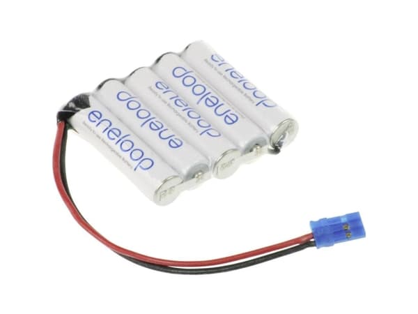 Panasonic eneloop-serien F1x5 Batteripaket 5x R03 (AAA) Kabel, kontakt NiMH 6 V 750 mAh