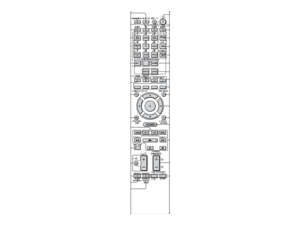 Sony RM-AAL038 - Fjärrkontroll - för Sony STR-DA5700ES