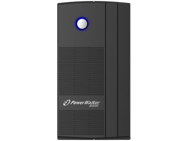 PowerWalker Basic VI 1000 SB - UPS - AC 162 - 290 V - 600 watt - 1000 VA - 5 Ah - USB - utgangskontakter: 3