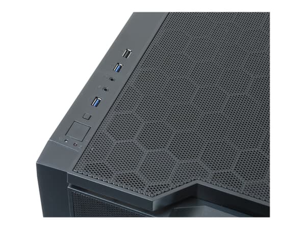 Chieftec Gaming Series - Tower - micro ATX - ingen strømforsyning (ATX) - svart - USB/lyd