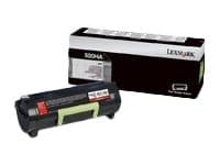 Lexmark 500HA - Høy ytelse - svart - original - tonerpatron LCCP - for Lexmark MS310d, MS310dn, MS312dn, MS315dn