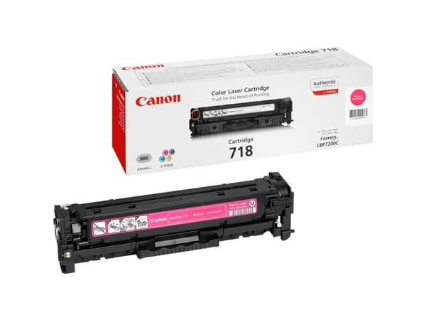 Canon CRG-718 M, 2900 sivua, Magenta, 1 kpl