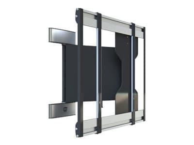 SMS Slim Swing - Monteringssett (veggbrakett, svingarm) - for LCD-skjerm - aluminium - svart/sølv - skjermstørrelse: 32"-46"