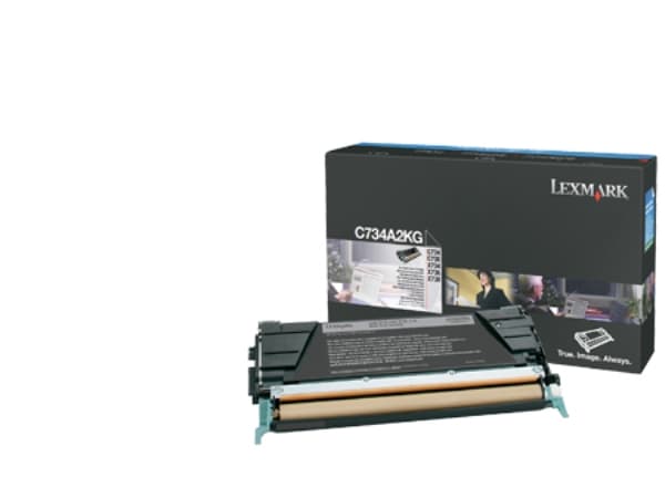Lexmark - Svart - original - tonerpatron LCCP - for Lexmark C734, C736, X734, X736, X738
