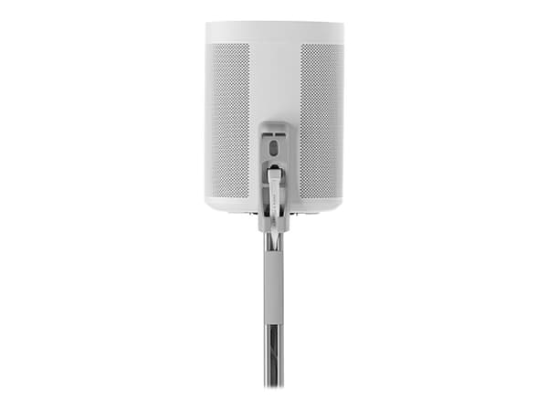 Sanus WSSA1 - Stativ - for høyttaler(e) - eloksert aluminium - hvit - plassering på gulv - for Sonos One, PLAY:1, PLAY:3