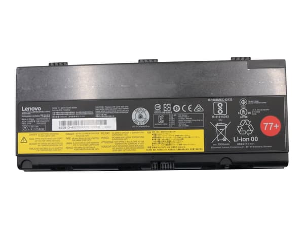 Lenovo ThinkPad Battery 77+ (Simplo) - Battery til bærbar computer - Litiumion - 6-cellet - 8000 mAh - 90 Wh - FRU, (CRU) - Tier 1 - for ThinkPad P50