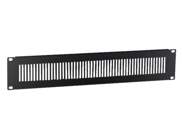 EFB Elektronik 691266PF.GR, Platta till rackskåp, Svart, Stål, 2U, 48,3 cm (19"), 482,6 mm