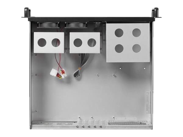 Netrack Server Case - Kan monteras i rack 3U - ATX - svart - USB