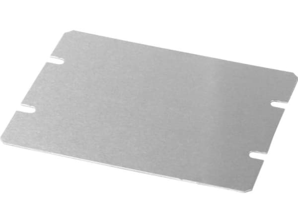 Hammond Electronics 1434-4535 Gulvplade (L x B x H) 114 x 89 x 1 mm Aluminium Natur 1 stk