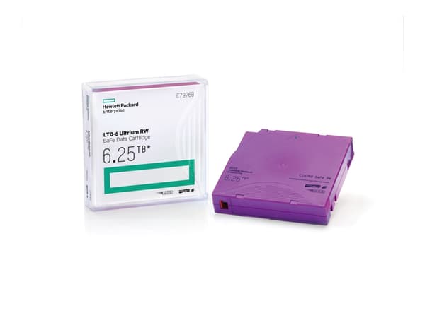 HPE Ultrium RW Data Cartridge - LTO Ultrium 6 6.25 TB - lila - för StoreEver 6250, LTO-6, MSL2024, MSL4048, MSL8096; StoreEver 1/8 G2
