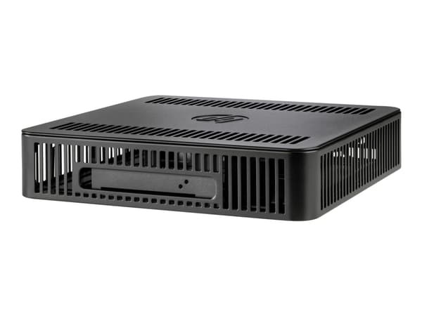 HP Desktop Mini LockBox V2 - Skyddssystem för persondator - väggmontering, kan monteras under bord - för EliteDesk 705 G2 (mini desktop), 705 G3 (min Svart
