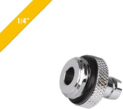 Thermaltake Pacific 1/4" ID Barbs - Liquid cooling system barb - krom
