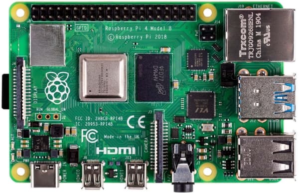 Raspberry Pi 4 Model B - Enkeltbrettsdatamaskin - Broadcom BCM2711 / 1.5 GHz - RAM 4 GB - 802.11a/b/g/n/ac, Bluetooth 5.0