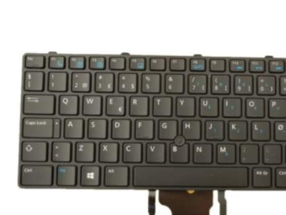 DELL VFTMV, Näppäimistö, Norjalainen, Taustavalaistu näppäimistö, DELL, Latitude E6430u