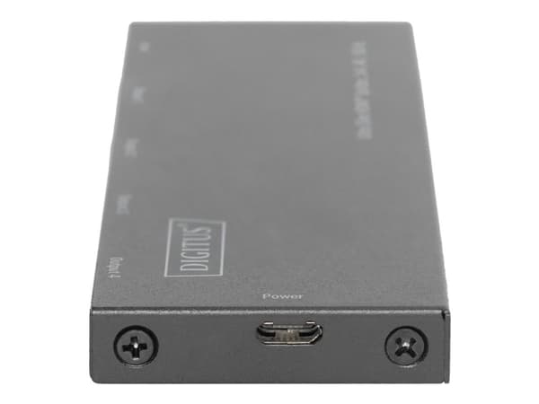 DIGITUS Ultra Slim HDMI Splitter DS-45323 - Video/audiosplitter - 4 x HDMI - skrivbordsmodell