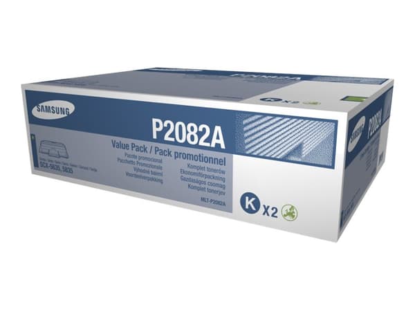 Samsung MLT-P2082A Twin Pack - 2-pack - Høy ytelse - svart - original - tonerpatron - for SCX-5635FN, 5835FN, 5835NX