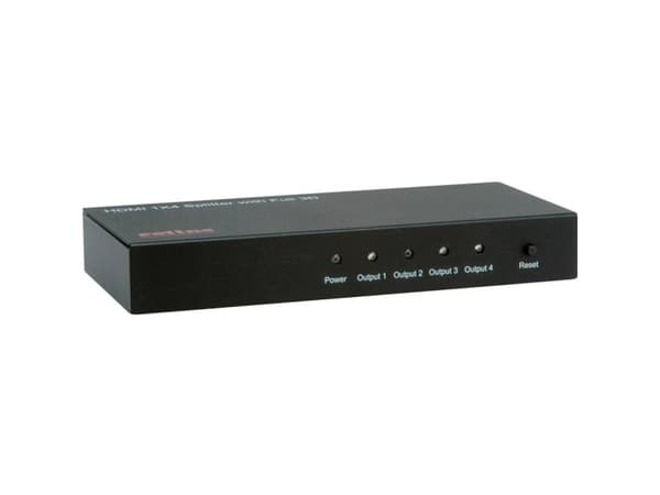 ROLINE 14.01.3553, HDMI, 4x HDMI, 1920 x 1200 piksler, Sort, 1920 x 1200 (WUXGA), 1080p