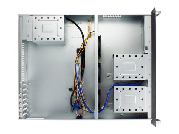 FANTEC SG-290 - Kan monteras i rack - 2U - ingen strömförsörjning (ATX) - svart, silver - USB