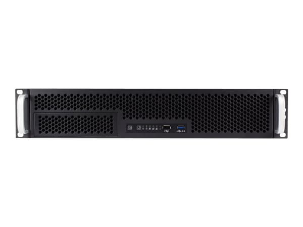 FANTEC SG-290 - Kan monteras i rack - 2U - ingen strömförsörjning (ATX) - svart, silver - USB