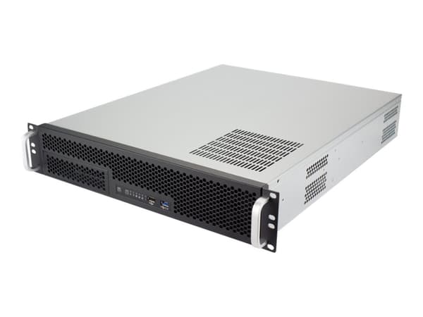 FANTEC SG-290 - Kan monteras i rack - 2U - ingen strömförsörjning (ATX) - svart, silver - USB