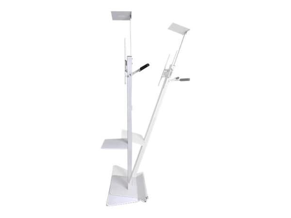 Multibrackets M - Ställ - för interaktiv whiteboard - vit - skärmstorlek: 42" - monteringsgränssnitt: 400 x 400 mm - golvstående