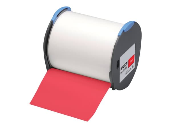 Epson RC-T1RNA - Polyolefin - selv-adhesiv - rød - Rull (10 cm x 15 m) 1 rull(er) plastteip - for LabelWorks Pro100