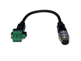 Honeywell - Virtajohto - 3-nastainen virtaliitin (M) 6-nastaiseen liittimeen (M) - tuotenumerolle: RT10-VC, RT10-VD