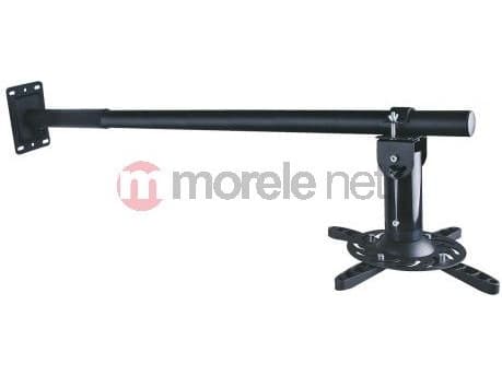 Art Projector Mount 100-200cm PROJEKTORIN SEINÄTELINE P-106B 15KG musta (P-106B BLACK)