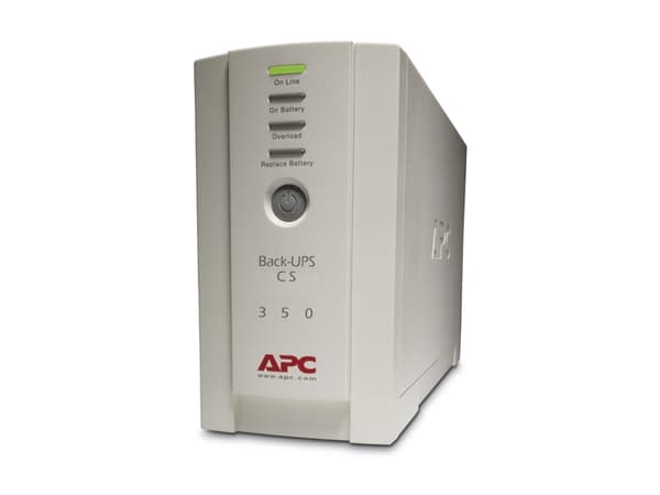 APC Back-UPS CS 350 - UPS - AC 230 V - 210 watt - 350 VA - RS-232, USB - utgangskontakter: 4 - beige