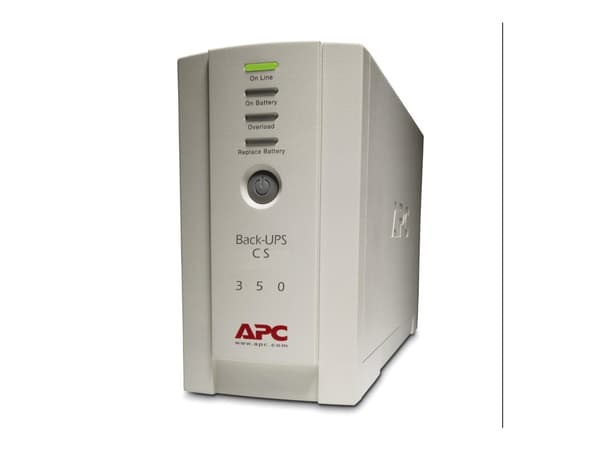 APC Back-UPS CS 350 - UPS - AC 230 V - 210 watt - 350 VA - RS-232, USB - utgangskontakter: 4 - beige