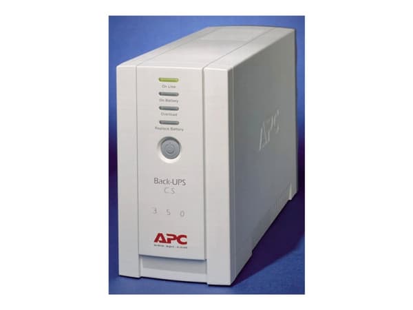 APC Back-UPS CS 350 - UPS - AC 230 V - 210 watt - 350 VA - RS-232, USB - utgangskontakter: 4 - beige