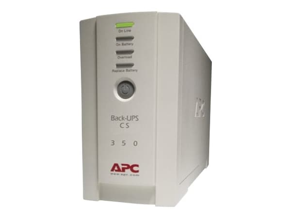 APC Back-UPS CS 350 - UPS - AC 230 V - 210 watt - 350 VA - RS-232, USB - utgangskontakter: 4 - beige
