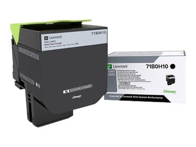 Lexmark X417 - Høy ytelse - svart - original - tonerpatron LCCP - for Lexmark CS417dn, CX417de