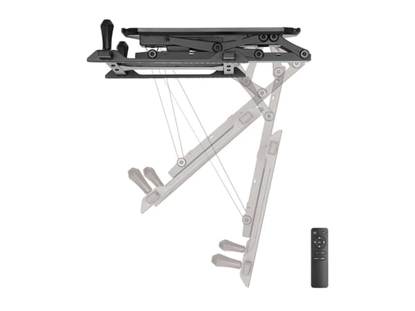 LogiLink BP0118, 177,8 cm (70"), 200 x 100 mm, 600 x 400 mm, -75 - 0°, Plast, Stål, Svart