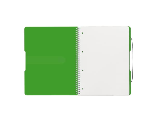 Herlitz 11293099, Monokromatisk, Grønn, A4, 80 ark, 80 g/m², Voksen