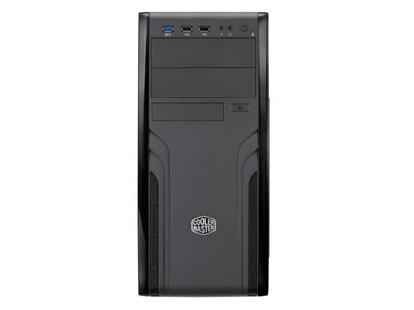 Cooler Master CM Force 500 - Tower - ATX - ingen strømforsyning (ATX / PS/2) - svart - USB/lyd