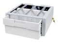 Miniatyrbilde 1 av 3: Ergotron StyleView Supplemental Storage Drawer, Single Tall - Monteringskomponent (skyveskuff) - for vogn - låsbar - grå, hvit