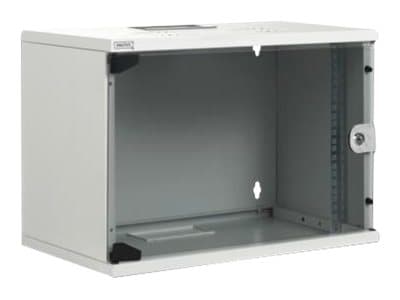 DIGITUS Professional Compact Series DN-19 07-U-S-1 - Skap - veggmonterbar - lysegrå, RAL 7035 - 7U - 19"