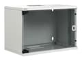 Miniatyrbilde 1 av 5: DIGITUS Professional Compact Series DN-19 07-U-S-1 - Skap - veggmonterbar - lysegrå, RAL 7035 - 7U - 19"