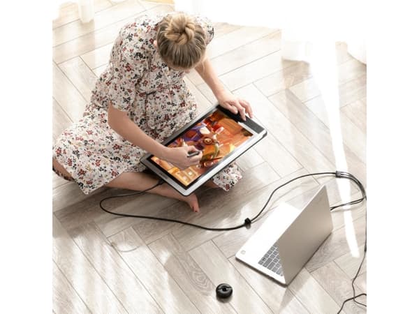 HUION KAMVAS 16, Kabel, 5080 lpi, 344,16 x 193,59 mm, USB, 1 cm, 39,6 cm (15.6")