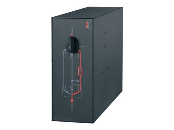 APC Service Bypass Panel - Bypass-omskifter (rackversion) - AC 200/240 V - output-stikforbindelser: 3 - 4U - 19" - sort - for P/N: SRT10RMXLIX806, SY