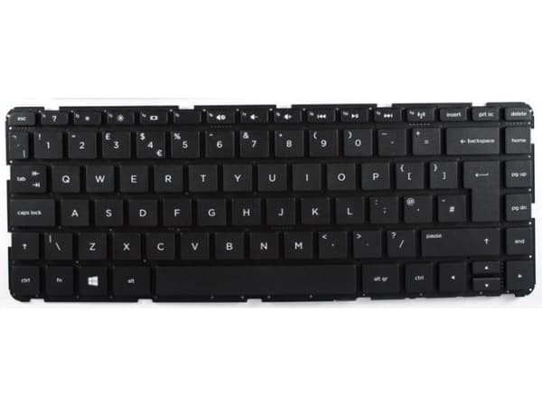 HP 741062-031, Tangentbord, Engelska (Storbritannien), HP, Pavilion 14, 14Z